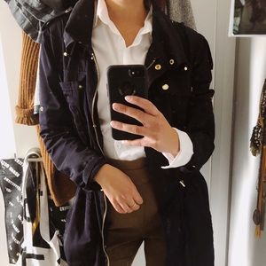 Michael Kors Jacket Navy blue military inspired